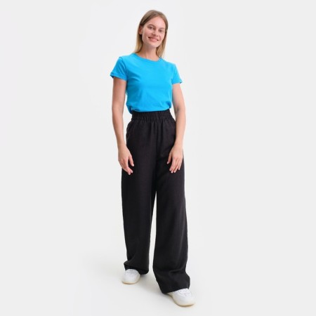 Female T-shirt, light blue/mix, size 56-3