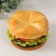 Piggy bank "Hamberger" height 7.5 cm, D-13 cm