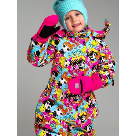Winter mittens for girls, size 13-2