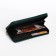Women's wallet with lightning, green color