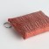 Women's wallet with lightning, red color