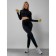 Sports suit female, size 44, black color
