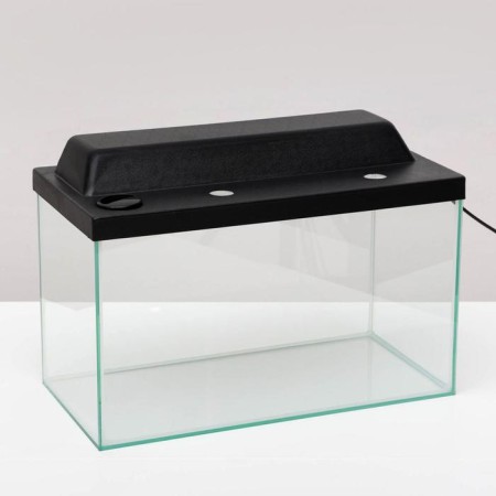 Terrarium 37 l, with a lid, black