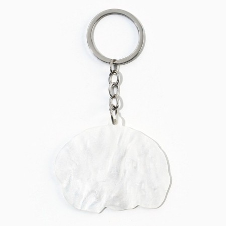 Acrylic key -keychain "I take out the brain", 5 x 6 cm-3