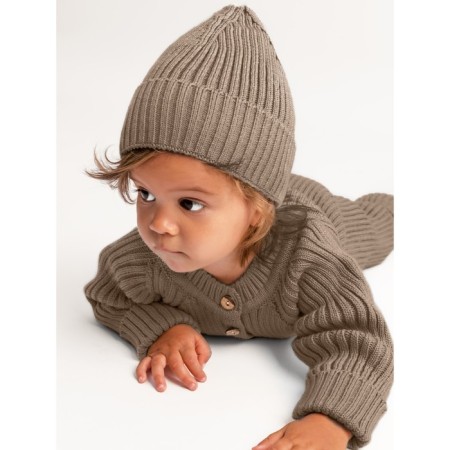 Knitted Knitted Children's Pure Love Tot, height 86 cm, brown color-2