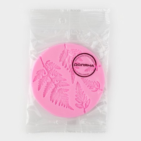 Mold Dolyana "Listopad", silicone, d = 9.2cm, color mix-5