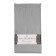 Pillowcase, size 50x70 cm, gray color