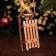 Christmas tree decoration "Salad", 10x4.5x2.5 cm, MDF