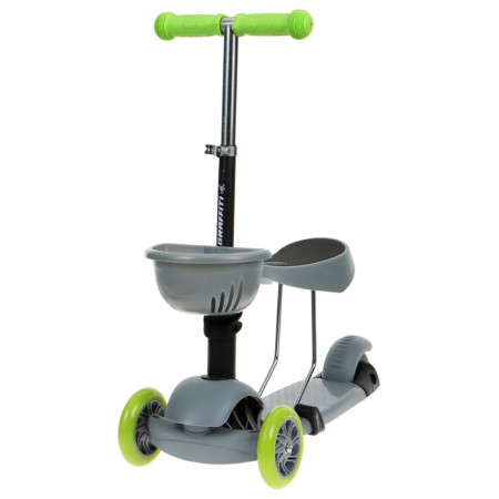Sugan 2 in 1 Graffiti Kids, with a basket, Pu Pu 120/75 mm, color gray color