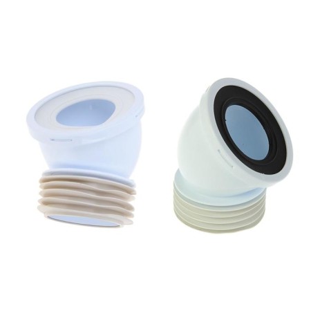 Fan pipe for the toilet "Ani Plast" W4228, 110 mm x 45 °, short-1