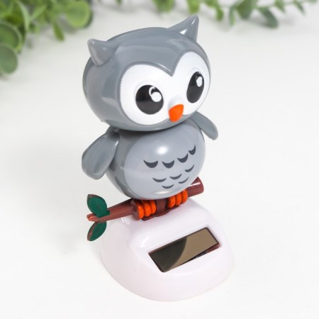 Owl "Owl on the branch" 6.5x6x10 cm-5
