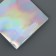 A packet for a cake with a square bottom, holographic, 15 x 15 x 15 cm