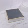 Organizer for storage "RipPles", glass, with a mirror -bottom, 1 section, 24 × 24 × 6 cm, transparent/copper color