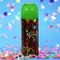 New Year's spray serpentine, 250 ml., Green color, for the New Year