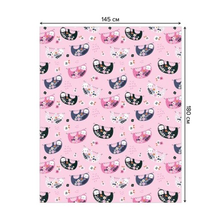 Tables on the table “Flower slots”, rectangular, Saten, size 145x180 cm-1