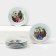 A set of porcelain plates "Madonna", d = 17 cm, 6 pcs, color mix