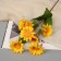 Artificial flowers "Handicop -annual sunflower" 67x8 cm, yellow