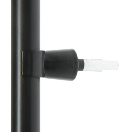 Room electric heated inspection, M-shaped, 500x500 mm, black-2