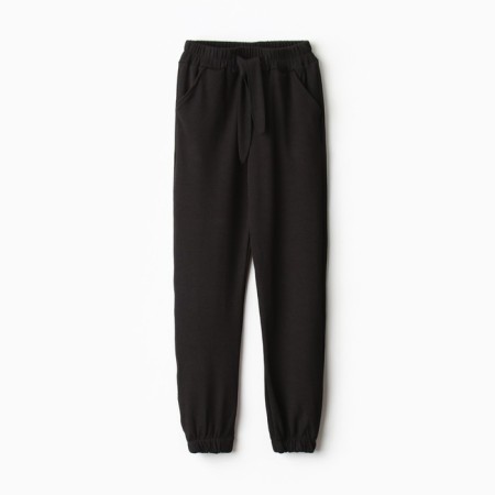 Pants for girls, black color, height 110 cm