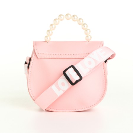Baby bag on the valve, pink color-1