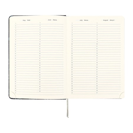 The diary is low, A5, 136 sheets, leatherette, Devente. Selena, a solid cover with foam rubber, knife, perforation, liesse, block 70%, bore-10
