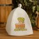 Bath hat with a baby print "Young Banner", white