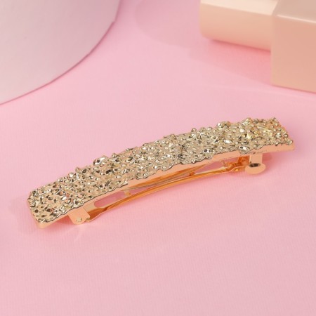 Labber Lava Hair Cliff Automatic Club Rectangle, 1.5x8.5 cm, gold