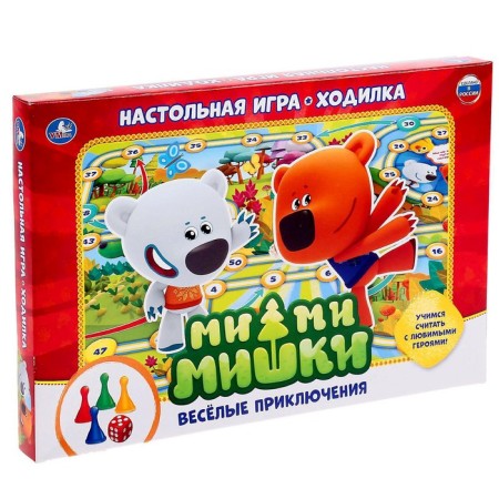 The board game is Mi-Mi-Mim. Fun adventures "