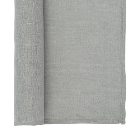 Serving napkin made of gray flax in gray color Essential, size 45x45 cm-3