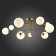 Ceiling EVOLUCE lamp. Sle2211-302-09. Fantini. 9x5 W, G9, 4000K, 100x100x25 cm, brass color