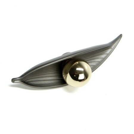 Handle button Cappio RK134 furniture, graphite-golden color-5