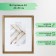 Photo frame plastic "Mira" 40x50 cm gold (plastic screen)