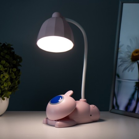 Robot table lamp LED 5W USB AKB Pink 11.8x7.8x31 cm Risalux-3