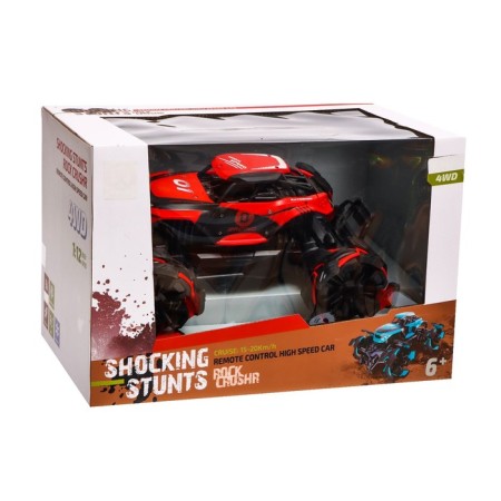 Jeep radio -controlled Shocking, 1:12, 20 km/h, 4WD all -wheel drive, red color red-6