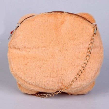 Children's fur “fox” bag, 15.5x12.7x4 cm-2