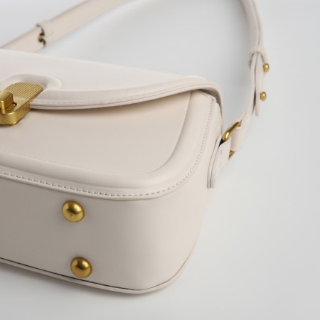 Women's bag Textura, messenger, medium size, dairy color-2