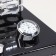 Set of desktop stationery 6B1 with a clock