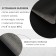 Artificial leather 137 × 50 cm, 0.5 mm, black color