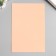 Foamiran "peach" 2 mm (set of 5 sheets) A4 mix format format