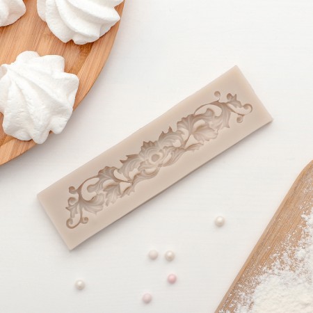 Mold Dolyana "Lepnin", silicone, 13.5 × 3.5 cm, color mix-3