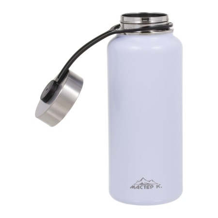 Thermos "Master K", 1 l, two covers, retains heat up to 12 hours, white-2