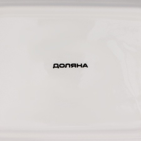 Serving share "Dracosha", 23 × 14 × 3 cm, white color-3