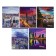 Notebook of 36 sheets in Calligrata City "City", covered Cardboard, OFSET block, mix