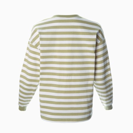 Women's sweatshirt, white/olive color, size 46-3