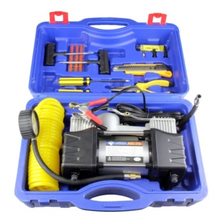 Compressor automobile Nova Bright AK-75L, 75 l/min, 150 psi, case with tools-2