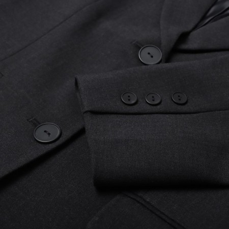 Women's jacket with buttons on the back of Mist, R.S-M, Black-10