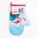 New Year's mittens-seging "With Happiness" 20x28cm, 35% x/l, 65% p/e, Vatin 250g/m2