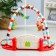 Developing rug "baby game", with a piano, round, pink