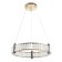 Lamp "Murano" LED 108W 3000-6000k gold 49x49x9cm