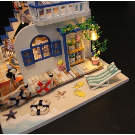 Интерьерный конструктор Hobby Day MiniHouse «Домик у моря», румбокс-3